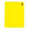 b+d umpire's card, 12 x 9 cm, yellow