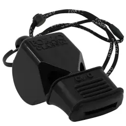 Fox 40 Classic CMG whistle + Break-a-way lanyard