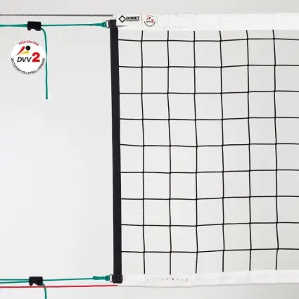 Dost Турнирна волейболна мрежа DVV-2, с кевларено въже